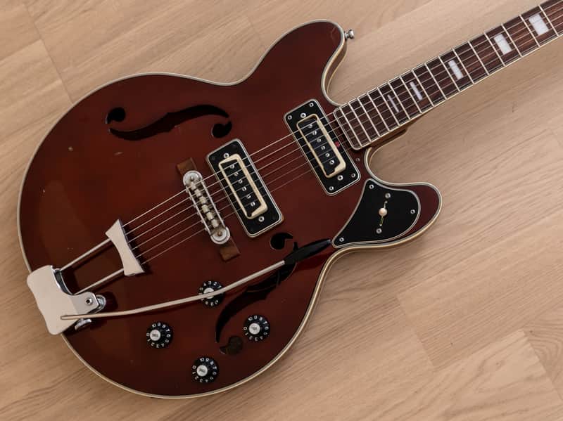 1970s Lyle 5102-T Vintage Hollowbody Electric Guitar, Japan, Matsumoku, Aria image 1