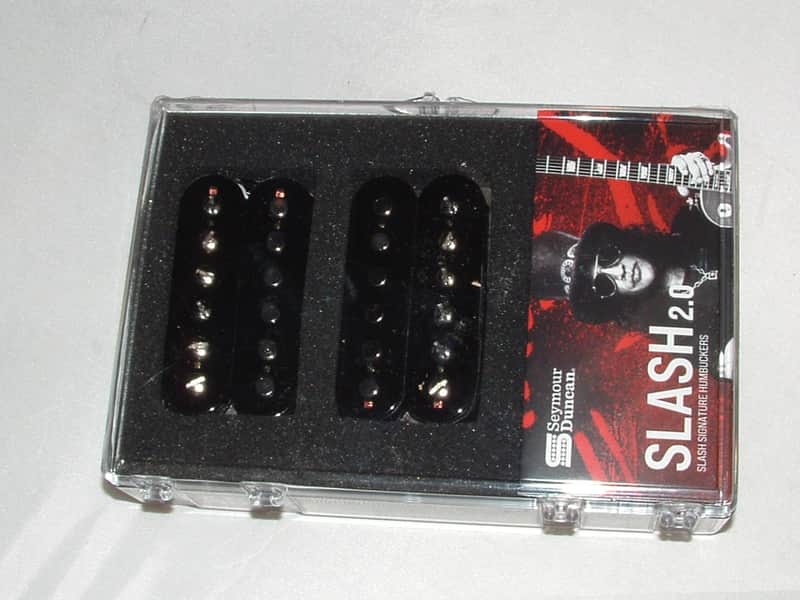 Seymour Duncan Slash 2.0 Signature Set (Black) 4 Conductor Short Leg image 1