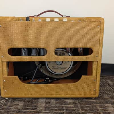 Tungsten Amps Crema Wheat 1x12 Rehoused Laquered Tweed - Used image 4