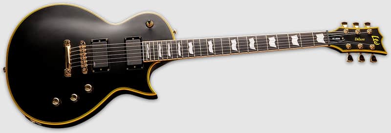 ESP LTD EC-1000 Duncan Electric Guitar - Vintage Black image 1