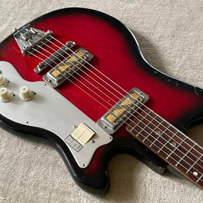 Vintage 1960’s Fujigen EJ-2 Electric Guitar Pre Maxon Goldfoil Pickups MIJ Japan Jon Spencer Blues Explosion image 5