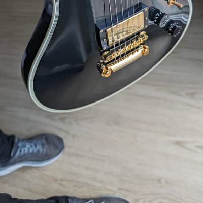 ESP Edwards E-PO CTM Potbelly Custom 2019 - Black - MINT condition + gig bag image 3