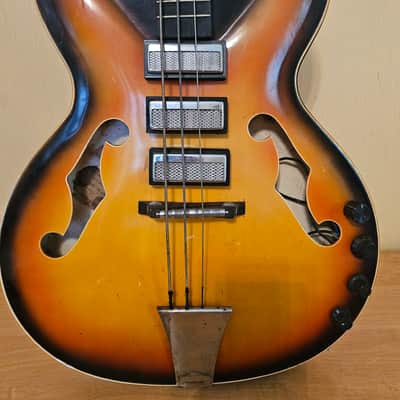 Mariya Bass Guitar 4 Strings USSR Soviet Vintage and Rare image 1