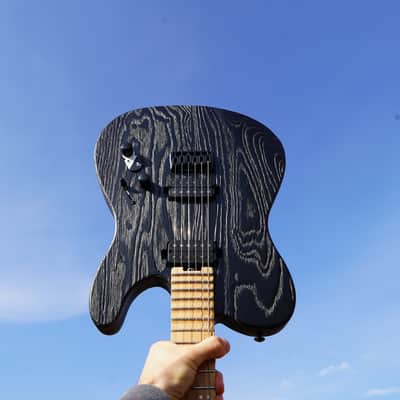 ESP LTD TE-1000 Black Blast 6-String Electric Guitar image 1