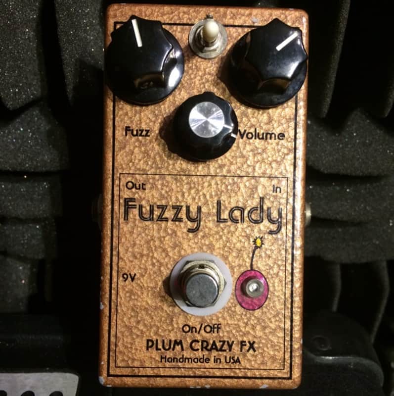 ギター Plum Crazy FX Fuzzy Lady Ge/Si Plum Crazy FX Fuzzy Lady Fuzz guitar effects pedal | Reverb