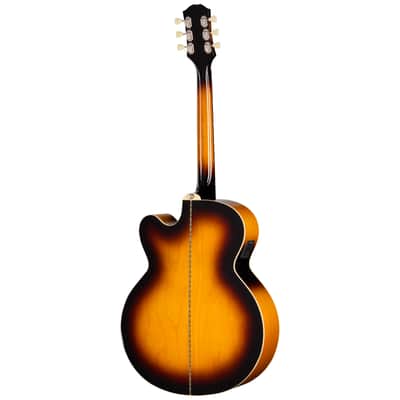 Epiphone J-200 Studio EC Vintage Sunburst - Acoustic Guitar image 2