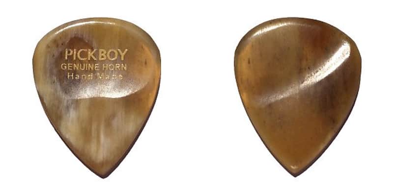 Pickboy Guitar Picks Exotic Pick - Horn - Handmade - 5 Pack image 1