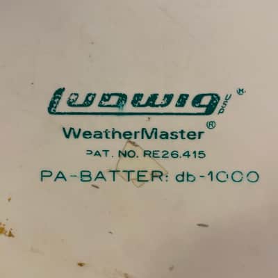 Ludwig 15” Weather Master DB-1000 PA Drum Head image 2