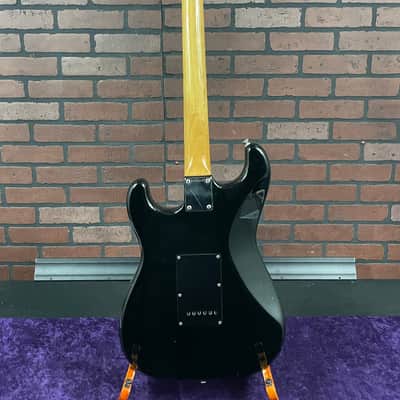 Fender Squier ST-331 Rare Japanese Single Humbucker Stratocaster Mid-1980s - Black image 6
