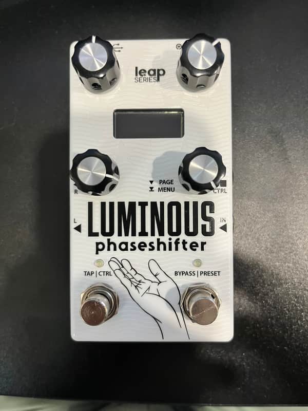 Alexander Pedals Luminous Phaseshifter 2023 - Present White w/ Expander Switch image 1
