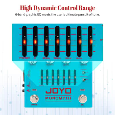 JOYO R-26 MONOMYTH Bass Preamp Effect Pedal Overdrive Channel with 6 Band-graphic EQ, (Price includes the import duty for US buyer) image 3