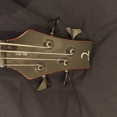 Tanglewood TEB-100 2000s Red stained Wood image 2
