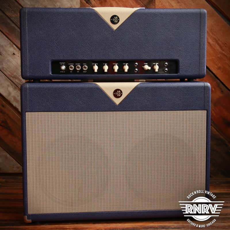2006 Divided by 13 FTR-37 Head w/ Matching 2x12 Speaker Cabinet & Switchazel A/B Pedal (Purple/Egg) image 1