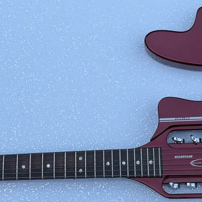 Traveler Speedster Hot Rod Electric Travel Guitar 2010s - cherry image 6