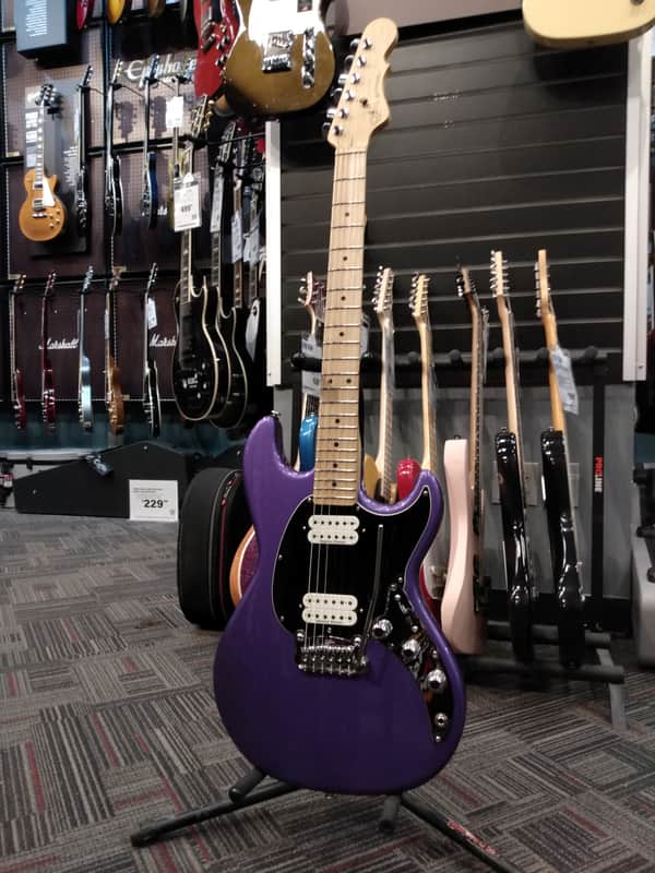 G&L Fullerton Deluxe Skyhawk HH Plum Metallic w/ Duncan Pickups, HSC image 1