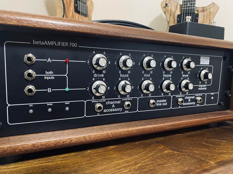 Hilbish Design BetaAMPLIFIER 700 2024 - Walnut image 1
