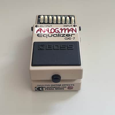 Boss GE-7 Equalizer Pedal - Analogman Pro Mod - EQ Effects Pedal with Box image 3