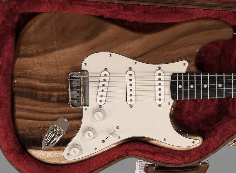 Sargent Guitars SG-2026-01 | One-Piece Aged Acacia Koa Hardtail Strat | Lindy Fralin Real '54 Pickups | Warmoth Neck | 8.6 lbs | NEW Build | w/New Fender Poodle Case image 1
