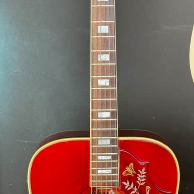 Gibson Hummingbird Custom 1971 - stunning & minty Cherry'burst Hummer for the pickiest collector ! image 8