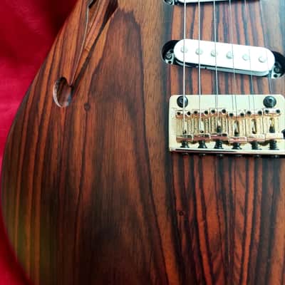 SJ Custom Guitars  Stratocaster semihollow all rosewood, Wilkinson tremolo, gotoh tuners image 3