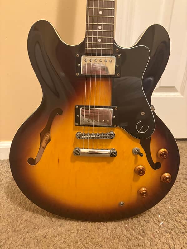 2001 Epiphone Dot (ES-335) - Made in Korea (Saein Factory) - Sunburst w/ Original Hard Case