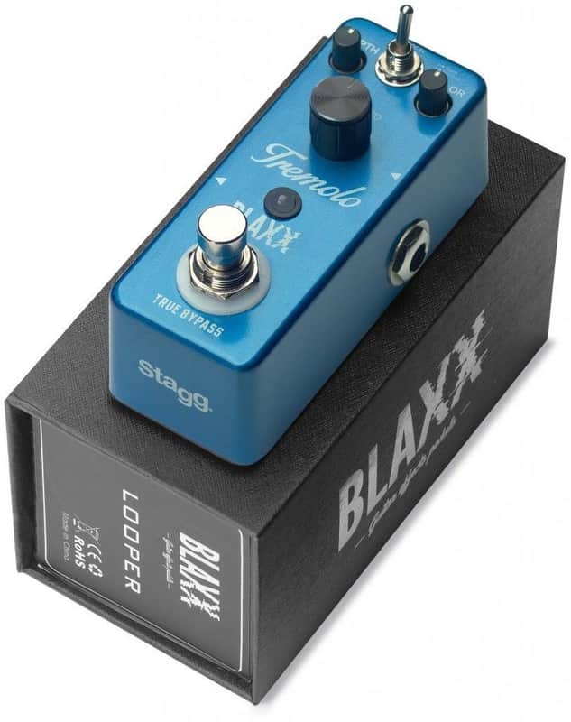 Blaxx by Stagg Model BX-TREMOLO Electric 2 Mode Tremolo Effect Pedal for Guitar image 1