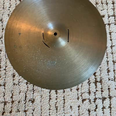 A. Zildjian 60s Stamp 18" Crash Ride - Riveted - Repaired image 1