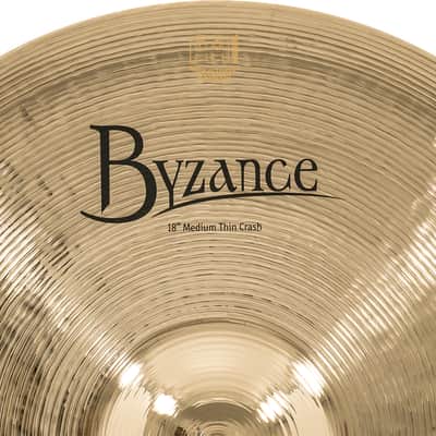 MEINL B18MTC-B Byzance Brilliant Medium Thin Crash 18 Zoll brilliant image 6