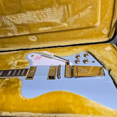 Epiphone 1963 Firebird V - Frost Blue w/ OHSC & PLEK*D #644 image 11