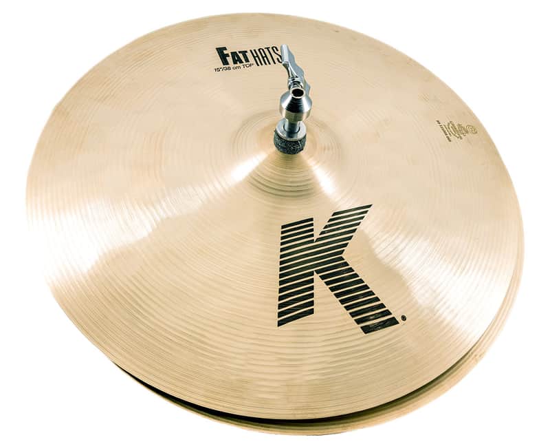ZIldjian 15" K Fat Hi-Hat Cymbals - Pair image 1