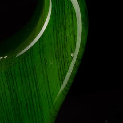 Pre Owned 1996 Rick Turner Prototype E-2 EL-434 PM Transparent Green Bass With OHSC image 5