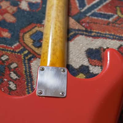 MB Guitars 62-S  2024 - Fiesta Red Hardtail image 16