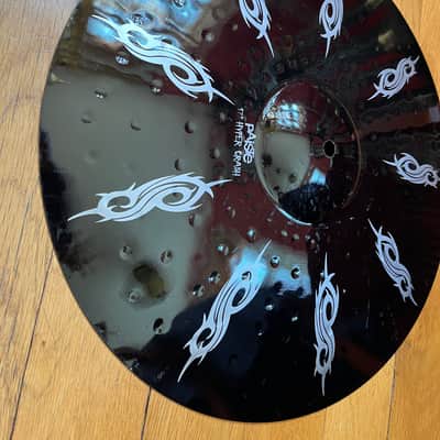 Paiste ALPHA II Colorsound Hyper Crash- 17” Joey Jordison Slipknot Edition 2014 - Colorsound Black image 9
