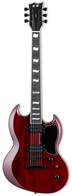 ESP E-II VIPER See Thru Black Cherry w/Case (B Stock) image 1