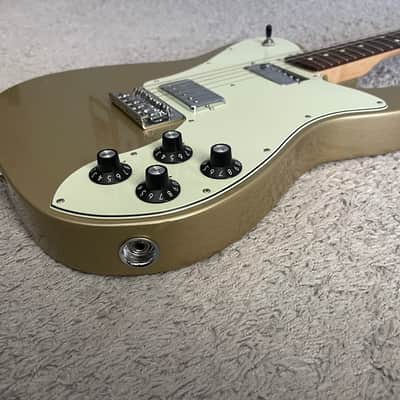 Fender Chris Shiflett Telecaster Deluxe 2016 MIM Shoreline Gold Tele Guitar image 3