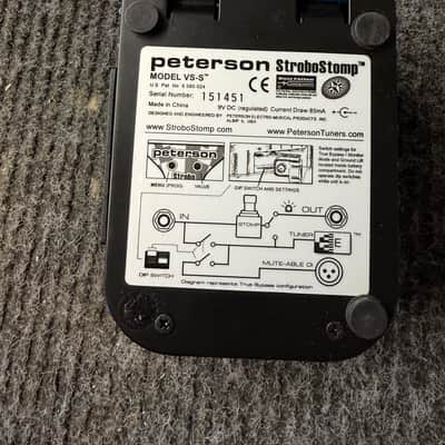 Peterson VS-S StroboStomp Pedal Tuner 2000s - Blue image 3