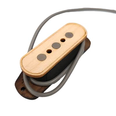 3-String Wooden Pickup Bundle with Hard Tail Bridge Cigar Box Guitar image 8