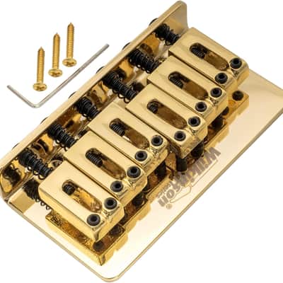 Wilkinson WOF01 Hardtail Bridge for Stratocasters - Gold (Fast Free US Shipping!) image 3