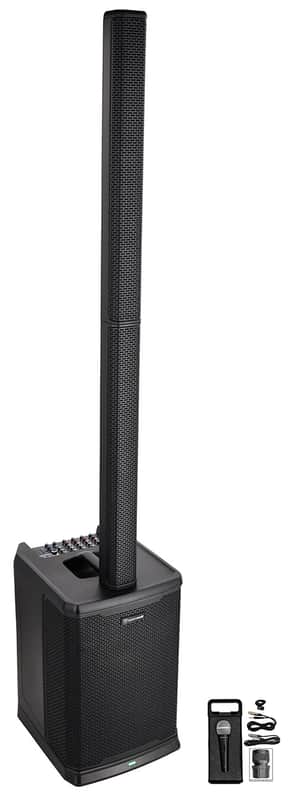 Rockville TITAN MIX12A 12" Powered Array Speaker/Sub 8-Ch. Mixer PA System+Mic image 1