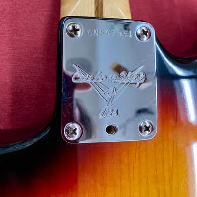 Fender Custom Shop American Classic Stratocaster 1996 - 3-Color Sunburst Birdseye Maple Neck image 9