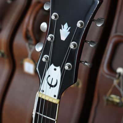 1987 Epiphone Japan Riviera Wine Red, Terada Factory Made, MIJ, RARE, Oasis, Noel Gallagher image 8