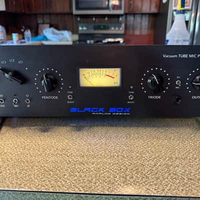 Black Box Analog Design Custom made 1ch mic pre amp 2015 - Black image 1