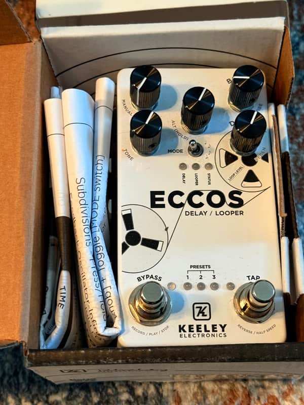 Keeley ECCOS Neo-Vintage Tape Delay 2019 - Present - White image 1