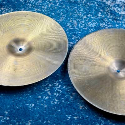 1960s CLEAN 15” Zildjian AVEDIS Hi Hats 982g 1019g image 11