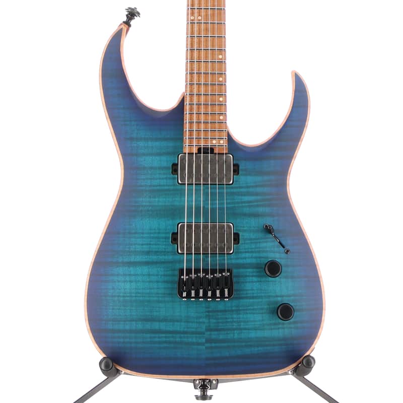 Jackson Custom Shop Custom Shop USA Signature Misha Mansoor Juggernaut HT6FM Satin Laguna Burst (RC2) (10757)