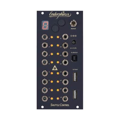 Endorphin.es Shuttle Control Eurorack MIDI to CV Convertor Module (Black) image 15