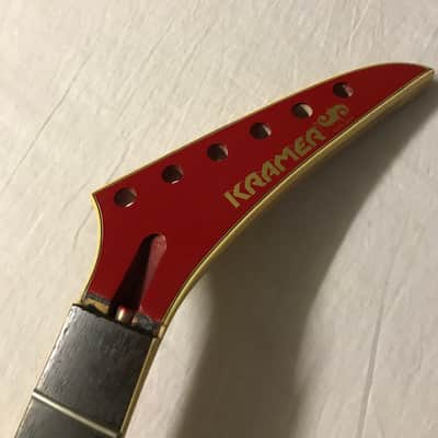 Kramer Ferrington Acoustic Guitar Neck 1990s Red Matching Headstock image 7