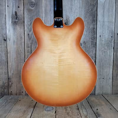 Eko Barracuda 290 1963 Excellent w/ Ibanez Hard Case - Amber Sunburst image 3