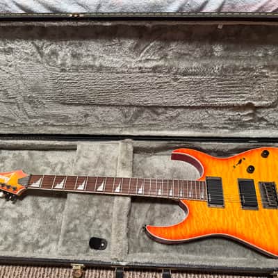 Ibanez RG3EXQM1-HS Standard 2005 - 2007 - Honey Sunburst image 1