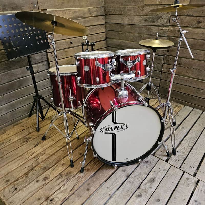 Drum Kit Mapex Horizon HX Red Complete USED! RKHXM130826 image 1